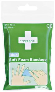Bandaż niebieski 40 cm x 6 cm #####Bandage CEDERROTH 1009715