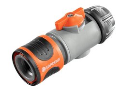 Łatwa wymiana urządzeń przyłączeniowych, zwłaszcza przy wysokim ciśnieniu wody Regulator przepływu GARDENA 02942-20 13 mm (1/2'') - 15 mm (5/8'')
