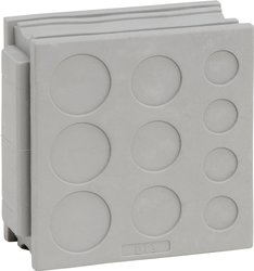 Przelotka DT Icotek, DT 3, 41520, (D x S) 42 mm x 41.5 mm, szary, 1 szt.
