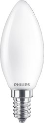Żarówka Philips LEDclassic zastępuje 40W, E14, ciepła biel (2700 K), 470 lumenów, świeczkę, zestaw 2 szt Żarówka LED Philips Lighting 27217000 E14 4.3 W = 40 W 470 lm ciepła biel 3 szt.