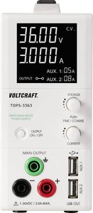 Zasilacz laboratoryjny regulowany VOLTCRAFT TOPS-3363 1 - 36 V/DC 0.25 - 3 A 100 W