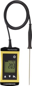 Termometr uniwersalny G1710 wraz z czujnikiem zanurzeniowym z ø 3 mm Termometr typu Pt1000 Greisinger G1710 610810, -70 - +250 °C