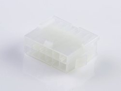 Obudowa złącza pin żeńskiego na kabel Molex MOL Power & Signal Sol. 39012121, piny: 12, 13 A, 1 szt.