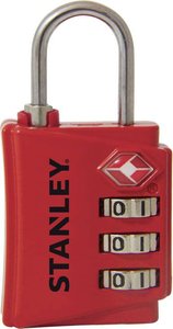Kłódka STANLEY 81141 393 401 30 mm   TSA z zamkiem szyfrowym