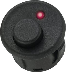 Przełącznik wciskany TRU COMPONENTS TC-R13-559B1 1588059, 20.2 mm, 250 V/AC, 6 A, 1 szt.