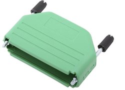 Obudowa złącza D-SUB encitech DPPK50-G-K 6353-0106-05, tworzywo sztuczne, 180 °, 1 szt.