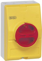 Rozłącznik 63 A 1 x 90 ° żółty, czerwony BACO BA0172361 BA0172361 1 szt.
