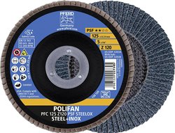 Tarcza lamelkowa PFERD PFC 125 Z 120 PSF STEELOX 69398195 Średnica 125 mm 5 szt.