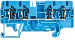 Złączka szynowa 2-torowa 4-zaciskowa Wieland WKFN 2,5 D2/2/35 Niebieska