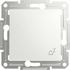 Schneider Electric   Przycisk z symbolem dzwonka  Asfora biały (RAL 9003) EPH0870121D