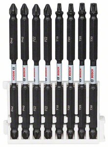 Zestaw bitów podwójnych Impact Control, 8 szt., różne, 110 mm Bity dwustronne Bosch Accessories  2608522346 1 zest.