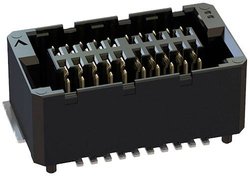 Gniazdo Zero8 niskoprofilowe nieekranowane 20-stykowe ept 406-52020-51 Listwa pin, żeńska 1 szt.