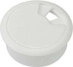 Przepust kablowy TRU COMPONENTS 530045 530045-WH, (Ø x W) 68 mm x 27 mm, ABS, 1 szt.