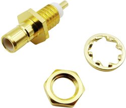 Złącze SMB TRU COMPONENTS SMB-020  złącze męskie do wbudowania pionowego 50 Ω 1 szt.