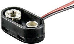 Zatrzask baterii 9V,model T, przeciwbryzgowy