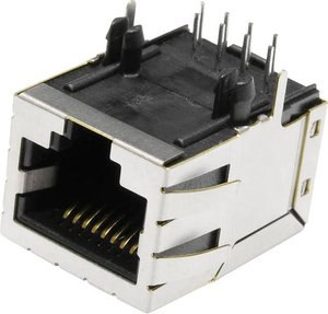 złącze żeńskie do wbudowania poziomego RJ45 econ connect MSLT45A  1 szt.