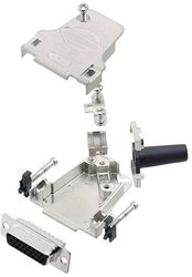 Zestaw listew żeńskich D-Sub Amphenol L17D45ZF09-RG+L77HDE15S, rzędy: 3, styki: 15, 45 °, 1 szt.