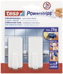 Hak samoprzylepny tesa POWERSTRIPS 58010-00044-20 2 szt.