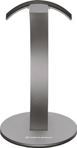 Stojak na słuchawki wykonany z aluminium Alu Style Podstawka pod słuchawki Oehlbach Alu Style  szary
