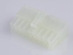 Obudowa złącza pin żeńskiego na kabel Molex MOL Power & Signal Sol. 39012180, piny: 18, 13 A, 1 szt.