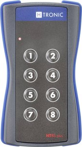 H-Tronic HT8Splus Nadajnik radiowy  8-kanałowy Częstotliwość 868.35 MHz, 869.05 MHz, 869.55 MHz 3 V Zasięg maksymalny 200 m