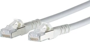 Kabel LAN Metz Connect 1308455088-E, 1 szt., RJ45, CAT 6a, S/FTP, 5.00 m, biały