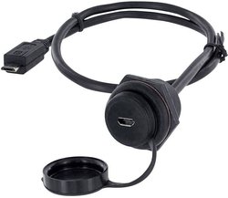 Złącze męskie USB encitech 1310-1027-03, USB Micro-B, 1.50 m, 1 szt.