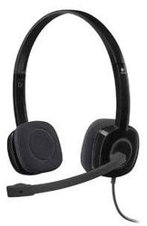 Zestaw słuchawkowy On Ear Logitech H151 981-000589 Stereo czarny