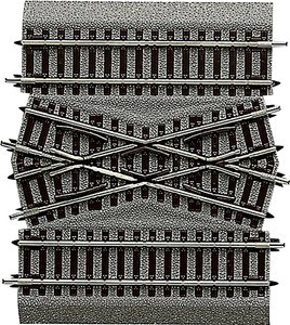 42598 H0 RocoLine (z podłożem) Połączenie toru podwójne 115 mm