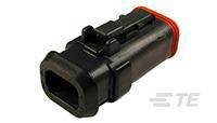 Obudowa złącza pin żeńskiego na kabel TE Connectivity DT06-4S-EP11, wire-to-wire, piny: 4, 1 szt.