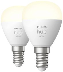 Zestaw dwóch żarówek LED Philips Lighting Hue White E14 Luster Doppelpack 2x470lm Hue 871951435677100 11.4 W