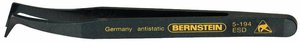 Pęseta z tworzywa sztucznego, szpiczasta i wygięta Pęseta precyzyjna Bernstein Tools  5-194 120 mm
