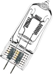 Lampy halogenowe średniego volt/średniego napięcia, z jednej strony 64575 1000 w, 240 V. żarówka halogenowa OSRAM 64575 1000W 240V GX6,35 12X1 GX6.35 1 kW 33000 lm