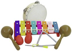 Dimavery Percussion-Set III Perkusja wielobarwny