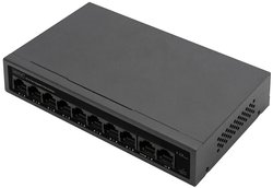 Digitus DN-95357 Switch sieciowy  8+2 Porty 10 / 100 / 1000 MBit/s funkcja PoE