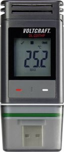 Rejestrator temperatury VOLTCRAFT DL-220THP, -30 do +60 °C, USB