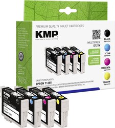 Tusz KMP E121V = Epson T1281/-2/-3/-4, zamiennik, czarny + cyjan + magenta + żółty