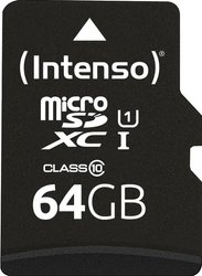 Karta pamięci microSD Intenso 64GB microSDXC Performance, 64 GB, Class 10 UHS-I
