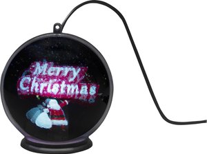 Konstsmide 1551-700 Obraz LED do zawieszenia w oknie Napis  LED czarny  Timer
