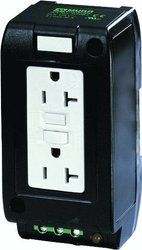 Gniazdo modelarski MSVD USA 2 x NEMA5-15 (GFCI)/125VAC/15A zaciski śrubowe do montażu na szynie nośnej Gniazdko Murr Elektronik  1 szt.