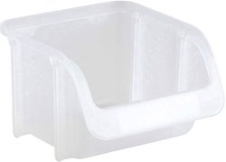 Skrzynka magazynowa Hünersdorff 671700 (S x W x G) 115 x 100 x 75 mm przeźroczysty 1 szt.