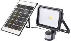 Solarna lampka punktowa z czujnikiem ruchu Sygonix SY-5461110, 30 W, 4000 K, IP44