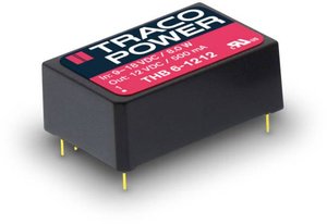 Przetwornica DC/DC, do PCB TracoPower THB 6-4822 THB 6-4822, 6 W, 12 V/DC, -12 V/DC, 250 mA, 1 szt.
