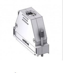 Obudowa złącza D-SUB Deltron Connectors DHM 50 UN4, tworzywo sztuczne, metalizowane, 180 °, 1 szt.