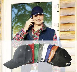 Czapka z daszkiem L+D Upixx Nils 4039-Dark Blue  granatowy