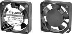 Wentylator osiowy Sunon MF25060V21000UA99, 5 V/DC, 3.7 m³/h, (D x S x W) 25 x 25 x 6 mm