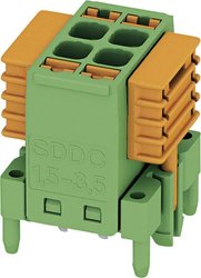 Obudowa złącza pin męskiego na PCB Phoenix Contact 1848642, Ilość pinów 4, Wymiary siatki: 3.50 mm, 1 szt.