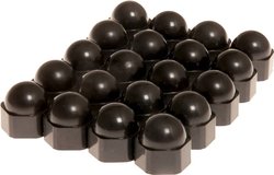 HP Autozubehör Nasadka na śrubę radełkowaną Pasuje do śrub 19 mm czarny tworzywo sztuczne