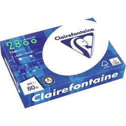 Clairefontaine Laser 2800C   Uniwersalny papier do drukarek DIN A4 80 g/m² 500 ark. biały