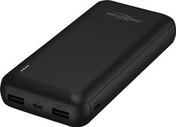 Powerbank Ansmann PB212 20000 mAh Smart IC LiPo Micro USB, USB-C®, USB